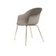 Bat Dining Chair - Conic Brass Gubi