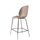 Beetle Counter Chair 65 cm - Black Chrome Gubi