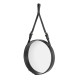 Adnet Wall Mirror Black - Circular Gubi