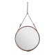 Adnet Wall Mirror Tan - Circular Gubi