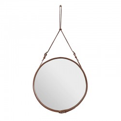 Adnet Wall Mirror Tan - Circular