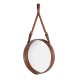Adnet Wall Mirror Tan - Circular Gubi