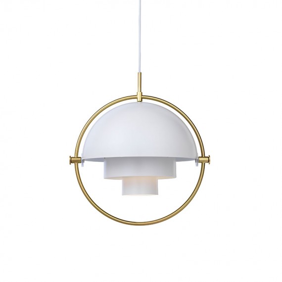 Multi-Lite Pendant Brass - White Gubi