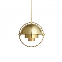 Multi-Lite Pendant Brass Small
