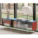 Colour Cabinet L Floor - Glass Doors HAY