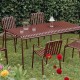 Palissade Chair Iron red HAY