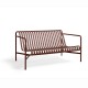 Palissade Lounge Sofa iron Red HAY
