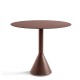 Palissade Cone Table Rotondo Iron Red HAY