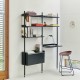 About A Stool AAS 38 H 65 cm Nero HAY
