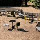 Palissade Park Dining Bench In-In HAY