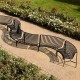 Palissade Park Dining Bench In-Out HAY