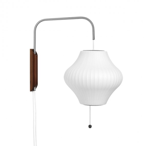 Nelson Pear Wall Sconce Cabled HAY