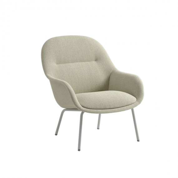 Fiber Lounge Armchair Tube Base Muuto