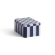Tin Container Small Dark blue and lavender HAY