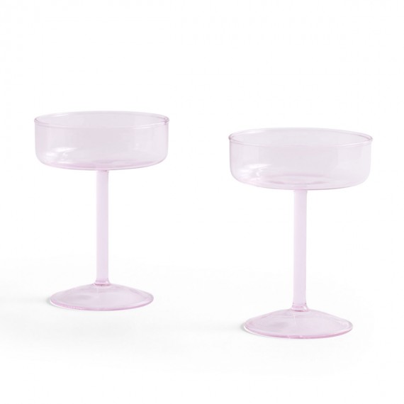 Tint Coupe Glass Set 2 Pz HAY