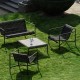 Palissade Cord Lounge Chair Low HAY