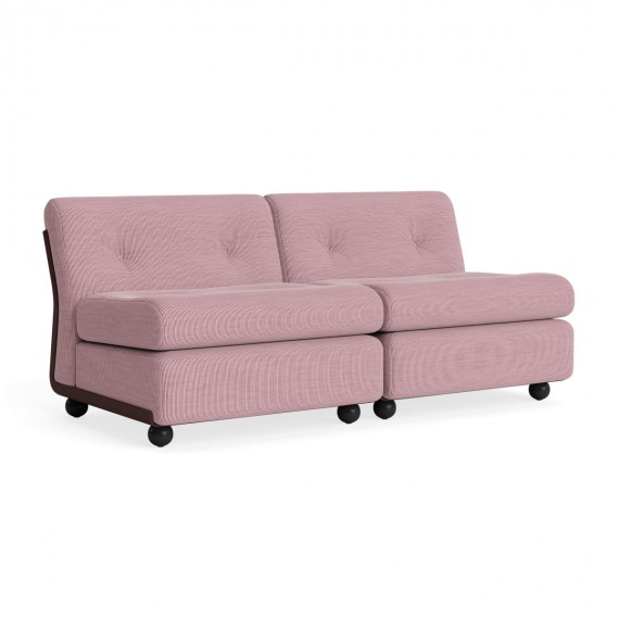 Amanta Sofa 2 Seater Yuma 1851 burgundy red shell HAY