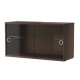 Contenitore Bianco Ante Scorrevoli in Vetro String Furniture