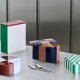 Tin Container Small Green and dark blue HAY
