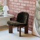 Chisel 85 Lounge Chair Sheepskin HAY