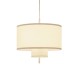Margin Pendant Lamp - White Canvas New Works