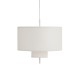 Margin Pendant Lamp - White Canvas New Works