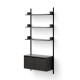 New Works Wall Shelf 1900 Cabinet Low w. Doors New Works