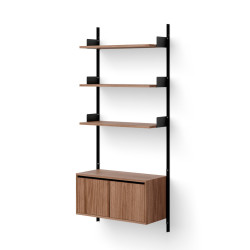 New Works Wall Shelf 1900 Cabinet Low w. Doors