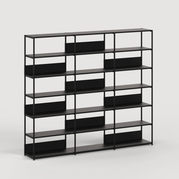 Unit Libreria 215 cm - Config 3 Tiptoe