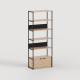 Unit Libreria 215 cm - Contenitore Tiptoe