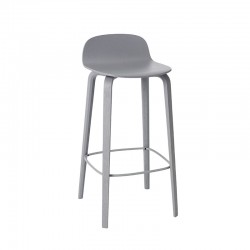 Sgabello Visu Barstool Grigio H 75 cm