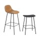 Sgabello Fiber Barstool Metallo Senza Schienale Muuto