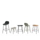 Sgabello Fiber Barstool Metallo Senza Schienale Muuto
