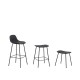 Sgabello Fiber Barstool Metallo Senza Schienale Muuto
