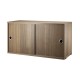 Cabinet Noce Contenitore Ante Scorrevoli String Furniture
