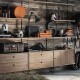 Cabinet Contenitore Ante Scorrevoli String Furniture