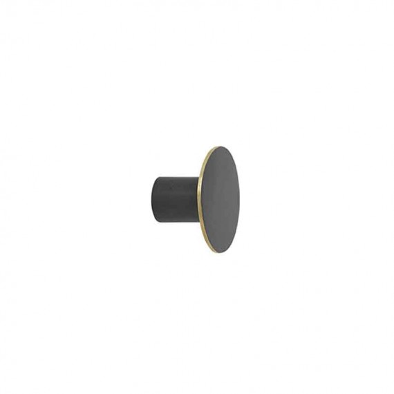 Appendiabiti Hook Black Brass ferm LIVING
