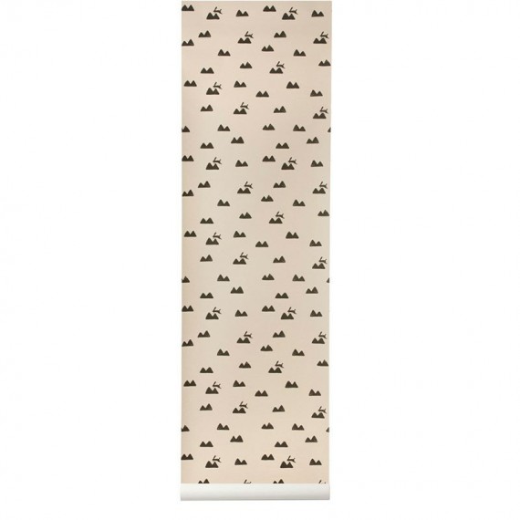Carta da Parati Rabbit Wallpaper ferm LIVING
