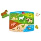 Hape E1454 Puzzle e Gioco degli animali della fattoria Hape