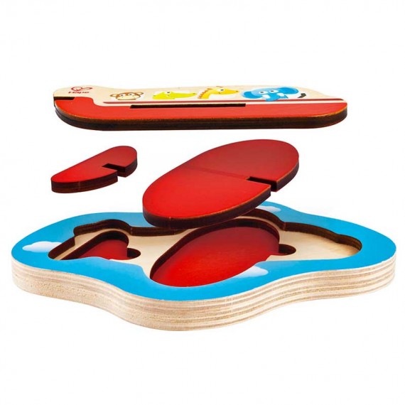 Hape E1611 Puzzle dellaeroplano 3D Hape