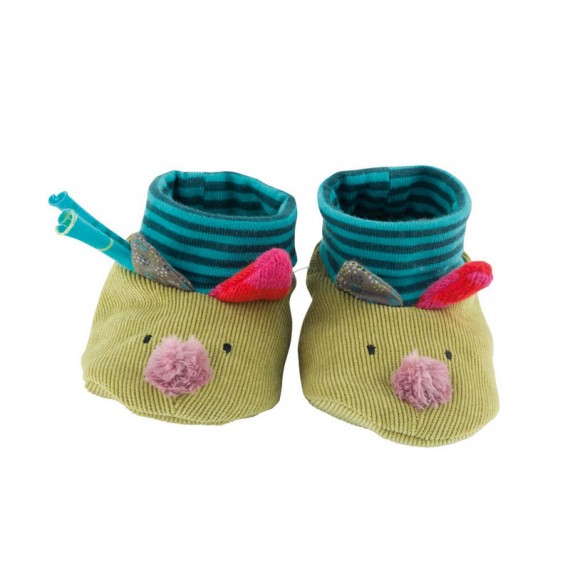 Jolis Pas Beaux Scarpine Lupo 0-6 M Moulin Roty