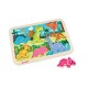 Janod J07054 Puzzle a incastro I Dinosauri Janod