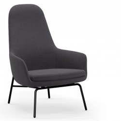 Era Lounge Chair High Metallo
