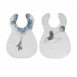 Bavaglino Sky Blu - Set 2 Pz