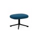 Poggiapiedi Era Swivel alluminio nero Normann Copenhagen